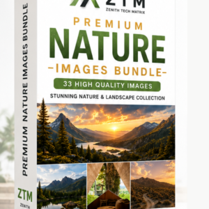 ztm premium nature images bundle – 33 high quality landscape & nature images